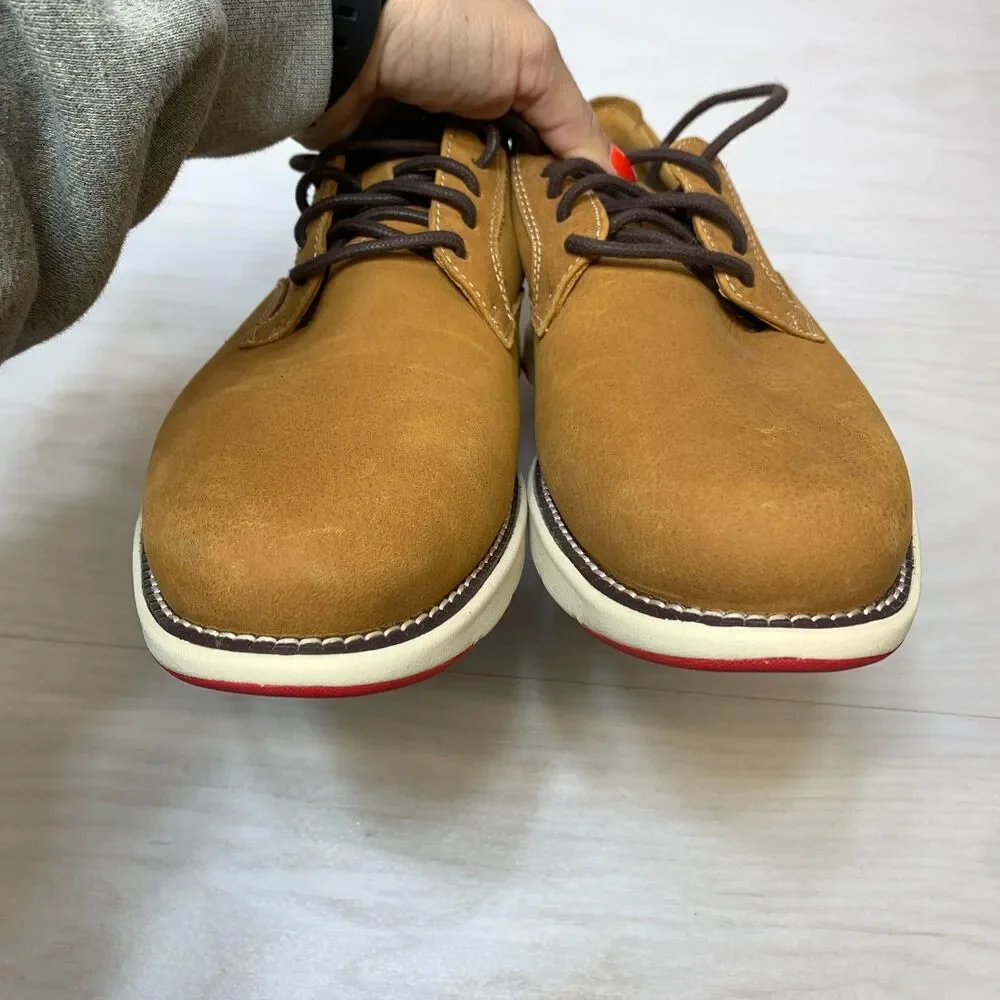 Cole Haan Grand Camden Oxford Shoes Men's Size 8.5‎ Brown Suede Leather Lace Up